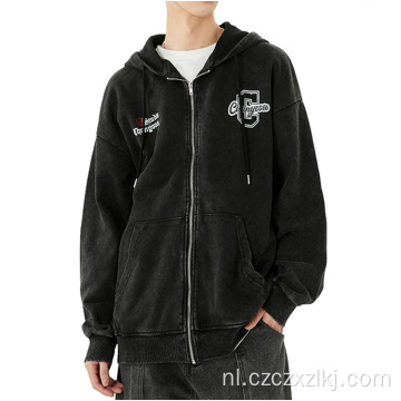 Mode heren rozen alfabet print hoodie